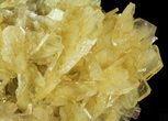 Yellow Barite Crystal Cluster - Peru #64145-2